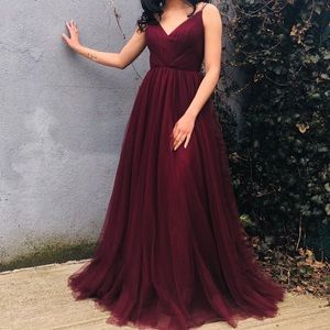 COPY - Tulle Maxi Evening Dress